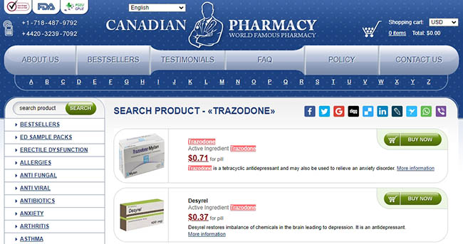 What are the long-term side effects of trazodone - Buy Trazodone Online Over the Counter